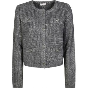 Liu Jo, Dames, Truien, Grijs, Maat: S