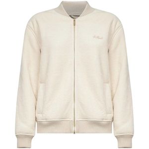 MC2 Saint Barth, Dames, Sweatshirts & Hoodies, Beige, Maat: XS Corduroy,