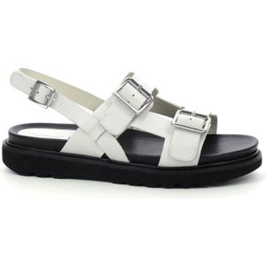 Kickers - Neosummer - Sandalen - Wit - Gesp - Leder