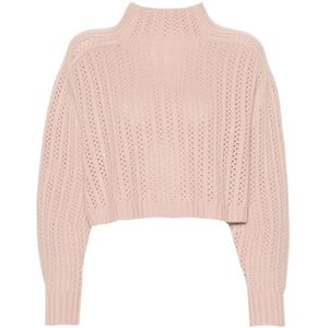 Max Mara, Dames, Truien, Roze, Maat: S Wol,