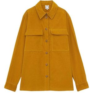 Ines de la Fressange Paris, Dames, Jassen, Geel, Maat: 2XS Velours,