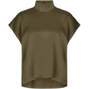 Drykorn, Dames, Blouses & Shirts, Groen, Maat: L