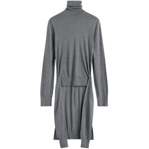 TotêMe, Dames, Jurken, Grijs, Maat: S Zijde,