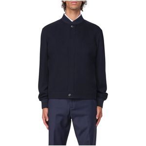 Zegna, Heren, Jassen, Blauw, Maat: XL