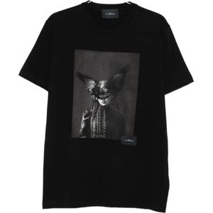 John Richmond, Heren, Tops, Zwart, Maat: M