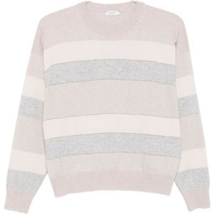 Peserico, Dames, Truien, Veelkleurig, Maat: M Zijde,