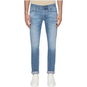 Dondup, Heren, Jeans, Blauw, Maat: W35 Katoen,