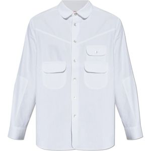 Kenzo, Heren, Overhemden, Wit, Maat: XL