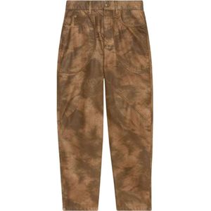 Marant étoile, Dames, Broeken, Bruin, Maat: 2XS Viscose,