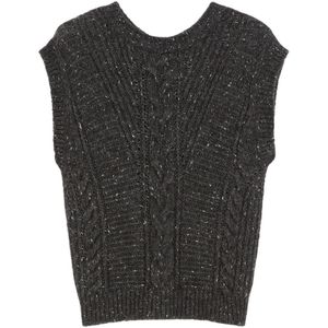 Max Mara Studio, Dames, Truien, Grijs, Maat: M Polyamide,