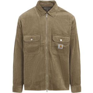 Carhartt Wip, Heren, Jassen, Bruin, Maat: S Katoen,