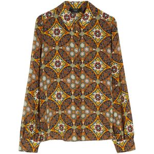 Max Mara, Dames, Blouses & Shirts, Veelkleurig, Maat: 2XS