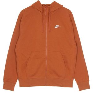 Nike, Heren, Sweatshirts & Hoodies, Oranje, Maat: XL Katoen,
