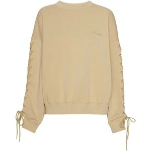 Rotate Birger Christensen, Dames, Sweatshirts & Hoodies, Beige, Maat: XS