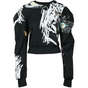 Vivienne Westwood, Dames, Sweatshirts & Hoodies, Zwart, Maat: S Katoen,