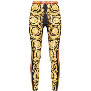 Versace, Dames, Broeken, Veelkleurig, Maat: XS Tweed,