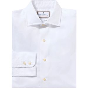 Brooks Brothers, Heren, Overhemden, Wit, Maat: XS Katoen,