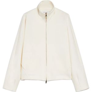Max Mara, Dames, Sweatshirts & Hoodies, Wit, Maat: M Polyamide,