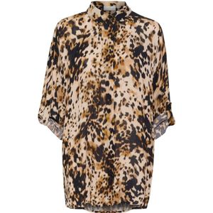 Kaffe - Kathora Amber - Overhemd - Veelkleurig - Luipaardprint