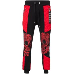 Philipp Plein, Heren, Broeken, Rood, Maat: 2XL