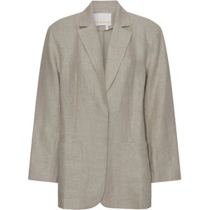 Remain Birger Christensen, Dames, Jassen, Beige, Maat: M Linnen,