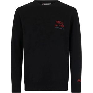 MC2 Saint Barth, Heren, Truien, Grijs, Maat: L Wol,