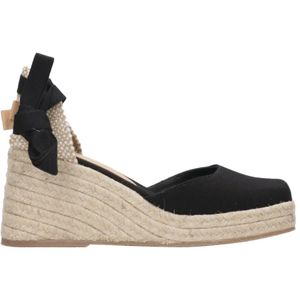 Castañer, Dames, Schoenen, Zwart, Maat: 39 EU Katoen,