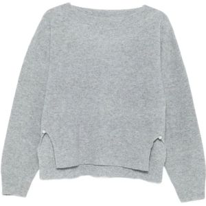 Liu Jo, Dames, Truien, Grijs, Maat: XS