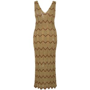 Twinset, Dames, Jurken, Geel, Maat: M