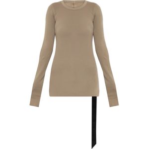 Rick Owens, Dames, Tops, Beige, Maat: L Katoen,