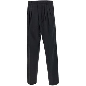 Kenzo, Heren, Broeken, Zwart, Maat: W42 Wol,
