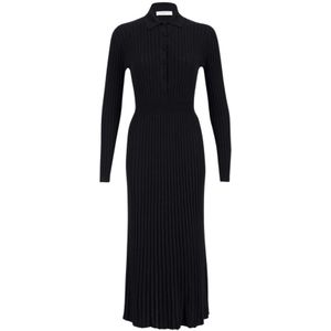 Gabriela Hearst, Dames, Jurken, Zwart, Maat: L Zijde,