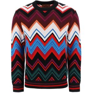 Missoni, Heren, Truien, Veelkleurig, Maat: L Katoen,