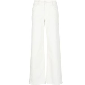 Mother, Dames, Jeans, Wit, Maat: W26 Katoen,