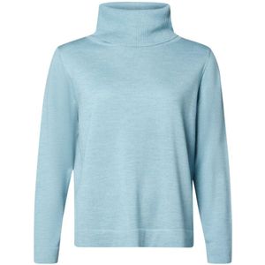 Lind, Dames, Truien, Blauw, Maat: M Wol,