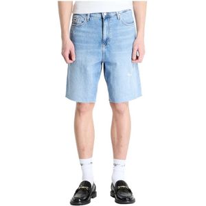 Tommy Jeans - Denim Bermuda Shorts - Blauw - Heren