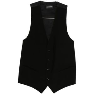 Ann Demeulemeester, Heren, Jassen, Zwart, Maat: M