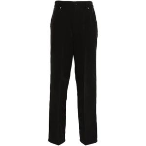 Pinko, Dames, Broeken, Zwart, Maat: XS Poliester,