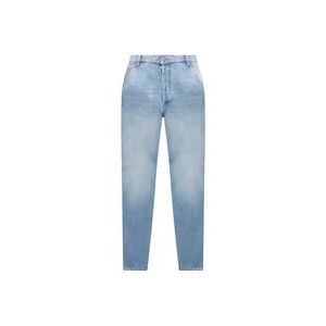 Balmain Slim Fit Blauwe Jeans , Blue , Heren , Maat: W31