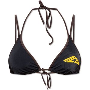 Dsquared2, Dames, Badkleding, Zwart, Maat: 2XS Polyamide,