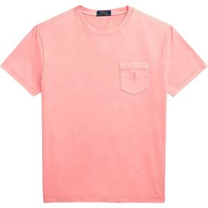 Polo Ralph Lauren, Heren, Tops, Roze, Maat: L Katoen,