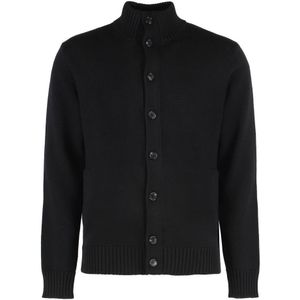 Slowear, Heren, Truien, Zwart, Maat: 2XL Wol,