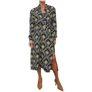 Etro, Dames, Jurken, Veelkleurig, Maat: S Poliester,