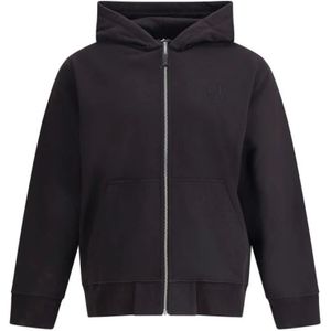 C.p. Company - Hoodie - Katoen - Zwart - Verstelbare Capuchon