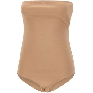 Courrèges, Dames, Tops, Beige, Maat: S Jersey,
