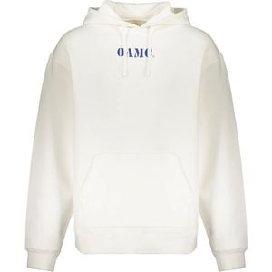 Oamc, Heren, Sweatshirts & Hoodies, Wit, Maat: S Katoen,