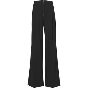Proenza Schouler, Dames, Broeken, Zwart, Maat: XS Wol,