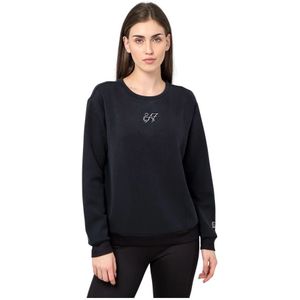 Emporio Armani Ea7, Dames, Sweatshirts & Hoodies, Zwart, Maat: M Modal,