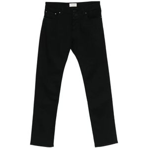 Jacob Cohën, Heren, Jeans, Zwart, Maat: W32 Katoen,