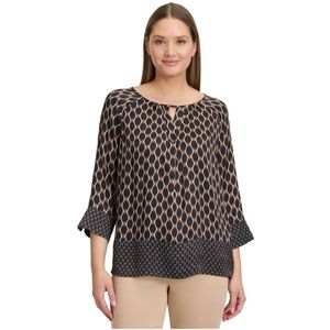 Betty Barclay - Slip Blouse - Zwart - Grafisch Ontwerp